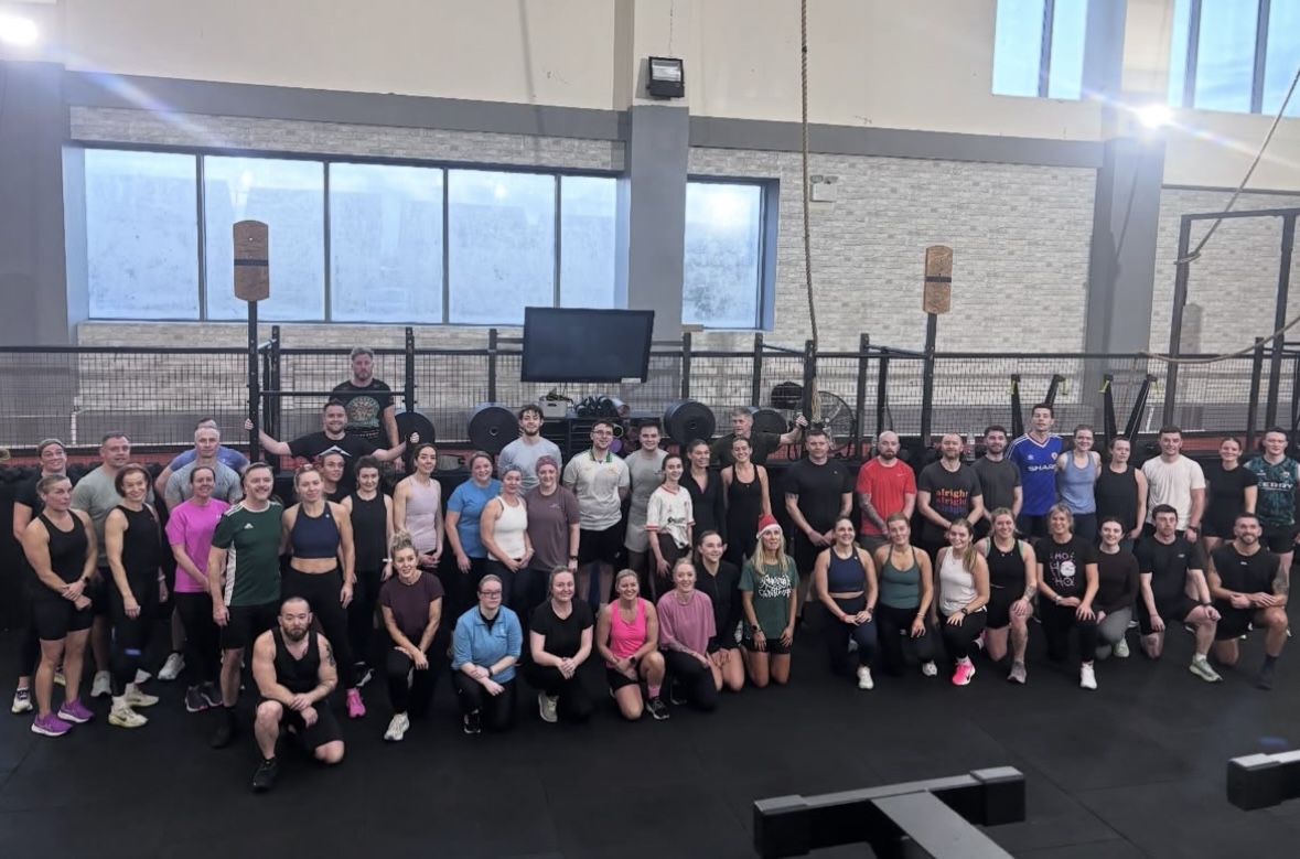 Hevo Fitness Club community group photo after a class